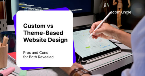 What is difference between custom and theme website, how to chose website design.