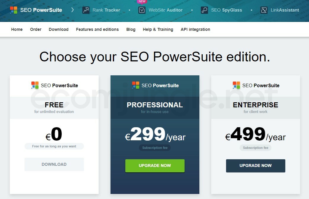 Seo Power Suite pricing plans