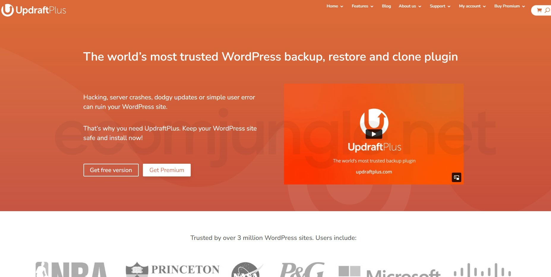 UpdraftPlus is our backup plugin of choice for this tutorial