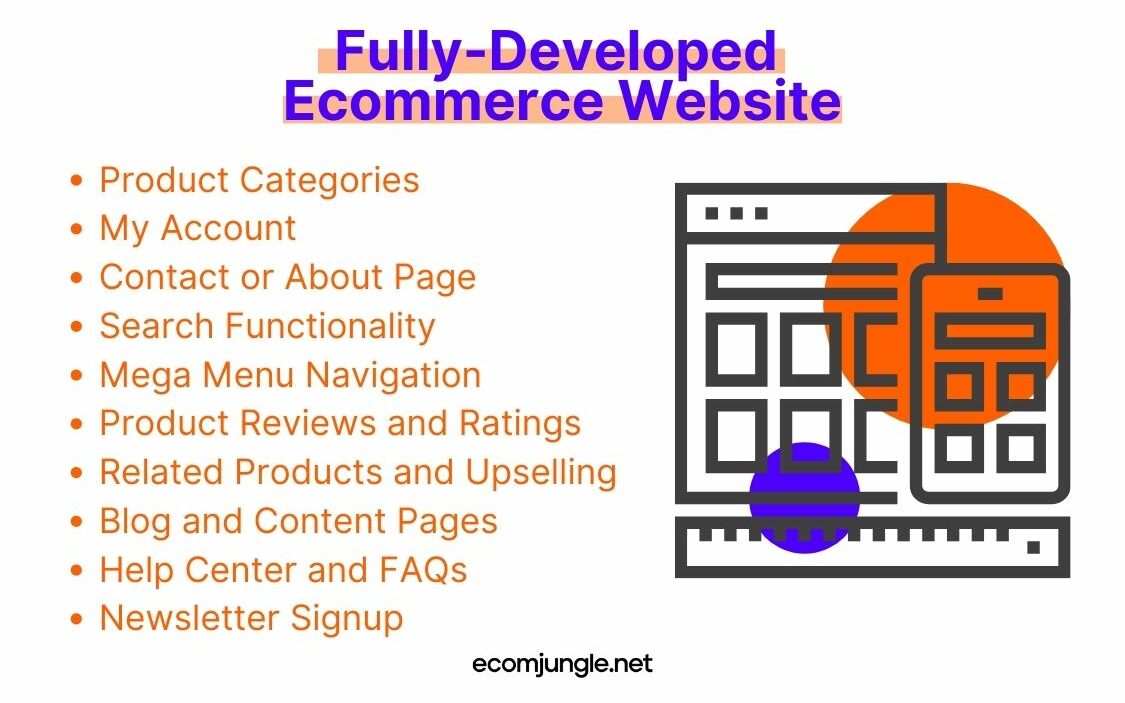 Fully-developed ecommerce website wireframe focus on the ones that give your customers the most value while giving you the greatest return.